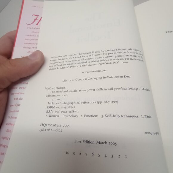 The Emotional Toolkit by Darlene Mininni Self-Help Psychology Book Mental Health - Picture 7 of 7